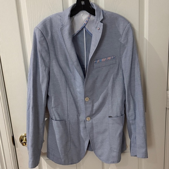 Zara Other - Zara men’s Sky Blue Sport Coat size 38